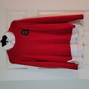 Lauren-Ralph Lauren Red Sweater